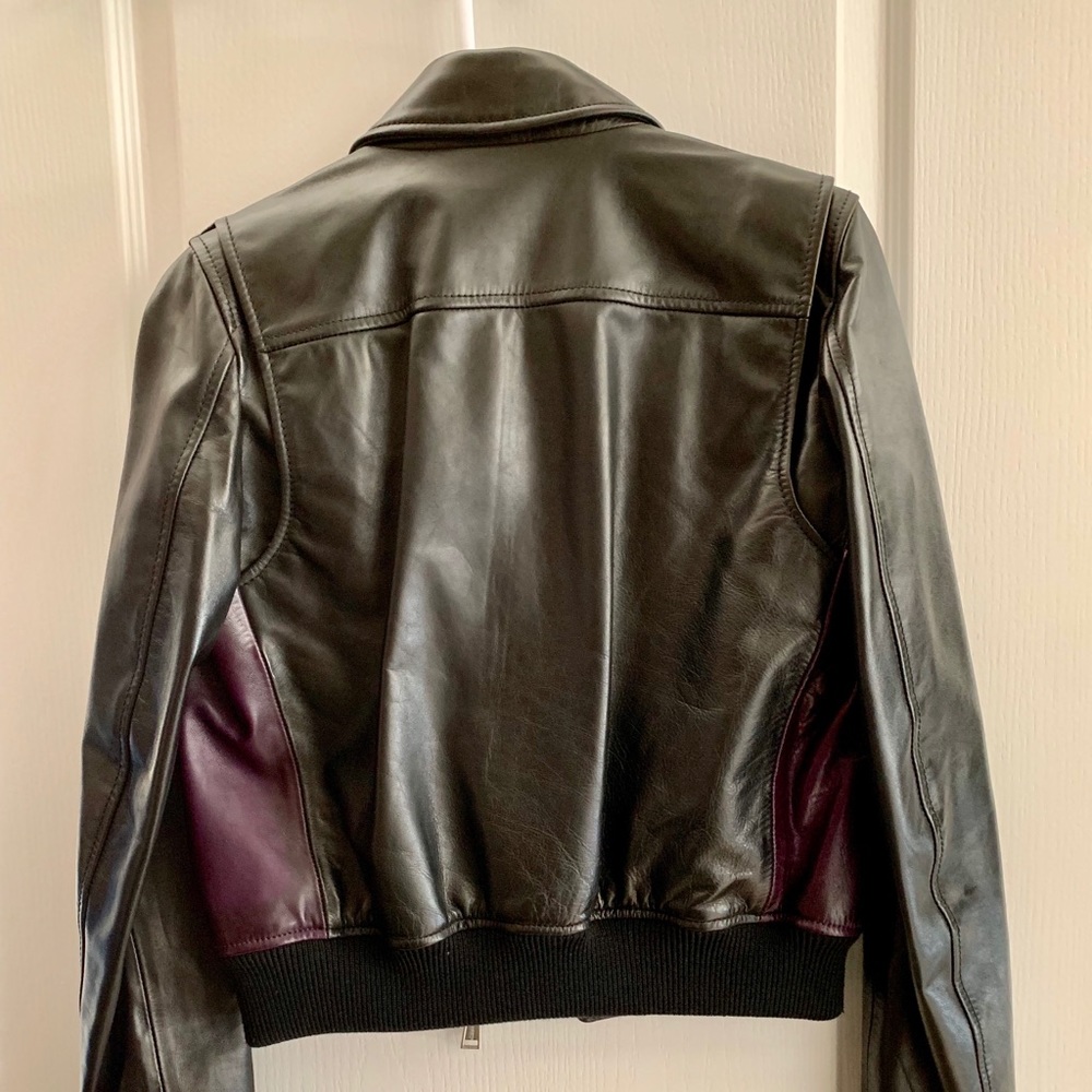 Dsquared2 Leather Jacket Barely Worn - image 2